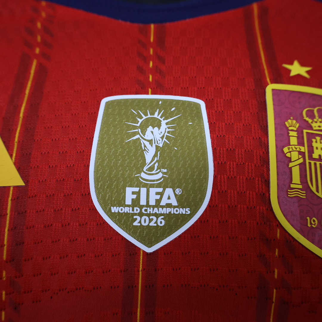 Spain Home Jersey World Cup Long Sleeve — photo 2