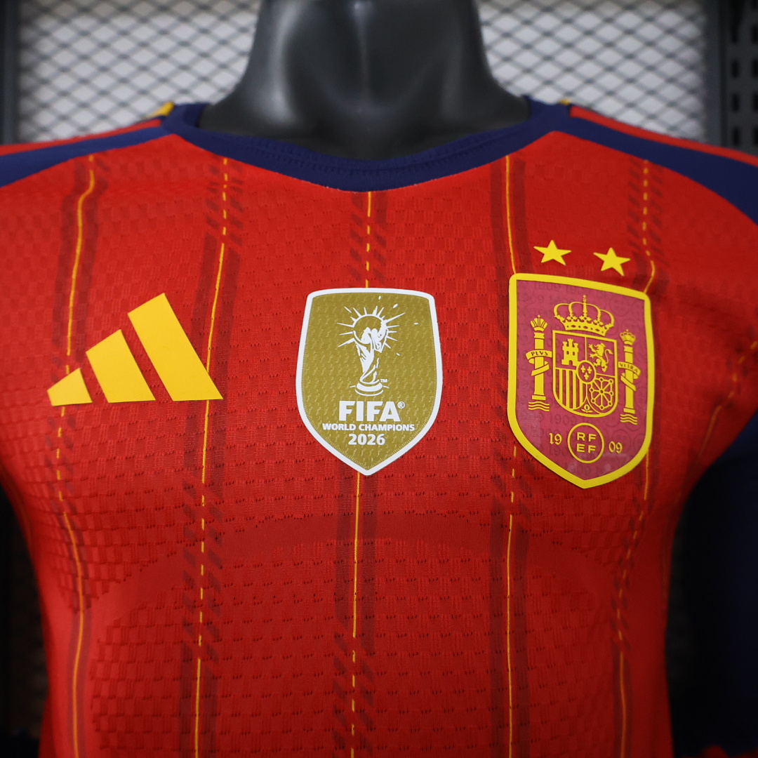 Spain Home Jersey World Cup Long Sleeve — photo 3